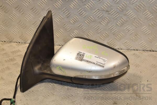 Дзеркало ліве електричне 6 пінів (дефект) VW Golf (VI) 2008-2013 5K0857507AD9B9 452636 - 2