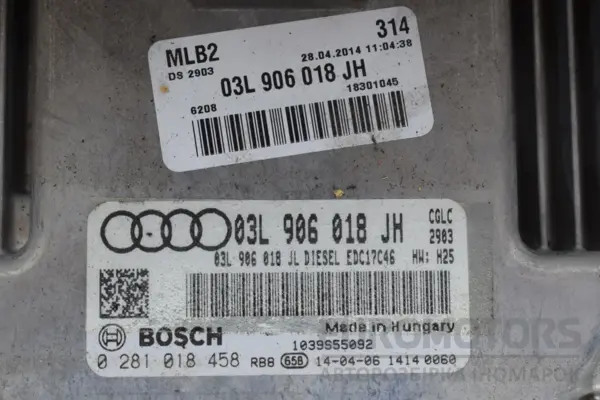 Блок управления двигателем Audi A4 2.0 TDI (B8) 2007-2015 03L906018JH it-18036 Дизель - 2