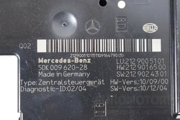 Блок управления комфортом SAM Mercedes E-class 2.2 CRDI (W212) 2009-2016 A2129005101 it-18076 Дизель - 2