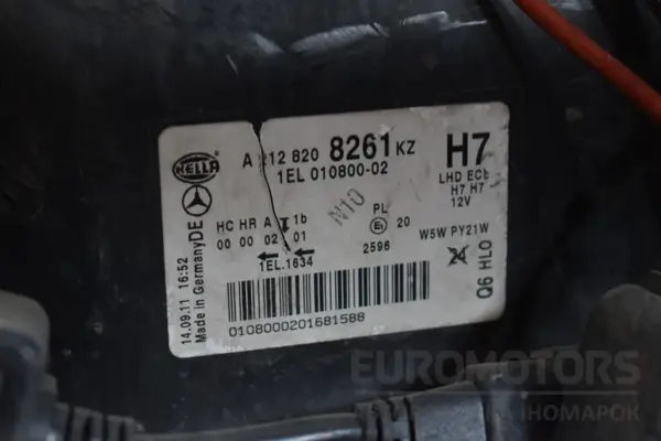 Правая ксеноновая фара -12 Mercedes E-class 2.2 CRDI (W212) 2009-2016 A2128208261 it-18114 Дизель - 5