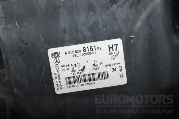 Левая ксеноновая фара -12 Mercedes E-class 2.2 CRDI (W212) 2009-2016 A2128208161 it-18115 Дизель - 6