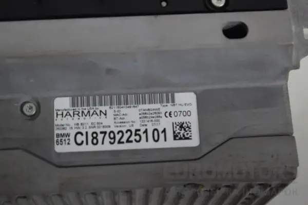 Мультимедийный блок управления радио/CD/DVD/GPS BMW 3 3.0 (F30/F31) 2012-2019 65128792251 it-18198 Бензин - 4