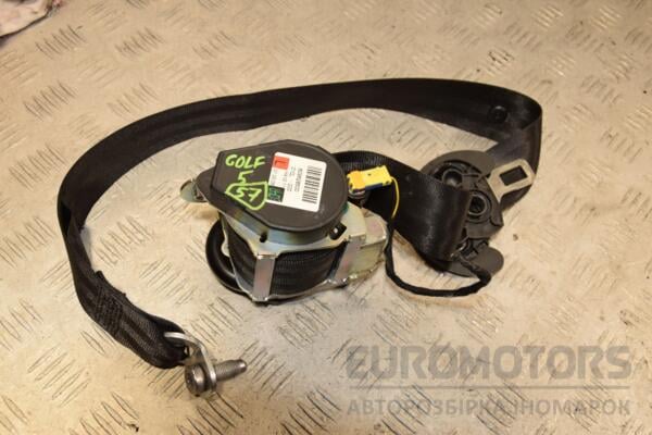 Ремінь безпеки передній лівий з піропатроном VW Golf (V) 2003-2008 1K4857705S 454181 euromotors.com.ua
