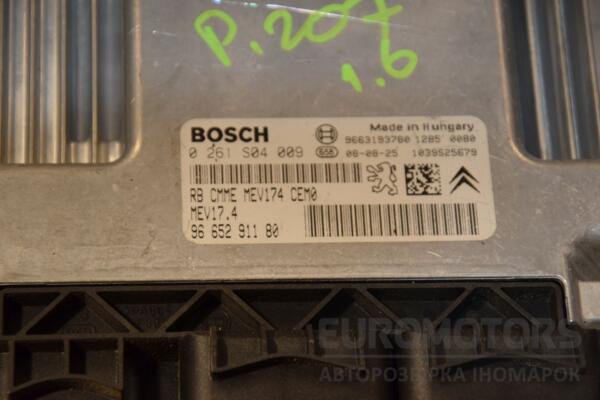 Блок управления двигателем комплект Peugeot 207 1.6 16V 2006-2013 9665291180 454189 - 2