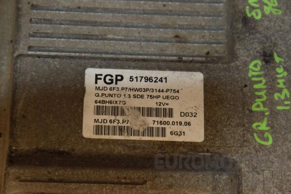 Блок управления двигателем Fiat Grande Punto 1.3MJet 2005 51796241 454422 - 2