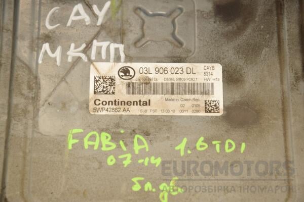 Блок управления двигателем Skoda Fabia 1.6tdi 2007-2014 03L906023DL 454695 - 2