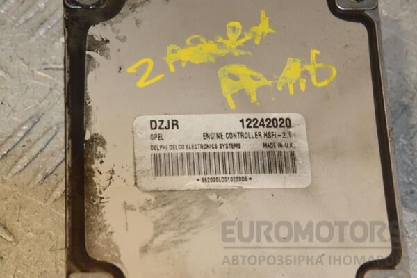 Блок управління двигуном комплект Opel Zafira 1.6 16V (A) 1999-2005 12242020 454742 - 2