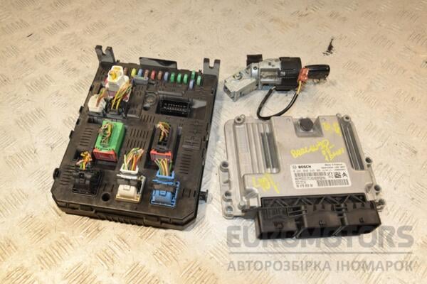Блок управления двигателем комплект Citroen Berlingo 1.6hdi 2008 9807885980 454756 euromotors.com.ua