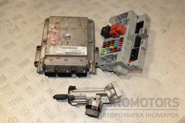 Блок управления двигателем комплект Peugeot Boxer 2.2hdi 2006-2014 9666089880 455677 euromotors.com.ua