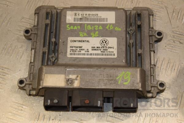 Блок керування двигуном Seat Ibiza 1.6 16V 2008-2017 06A906070D 455706 euromotors.com.ua