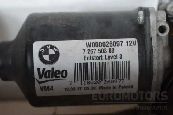 Передний моторчик стеклоочистителя BMW 3 3.0 (F30/F31) 2012-2019 726750303 it-18290 Бензин - 2