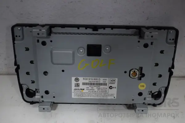 Дисплей монитора VW Golf 2.0 TDI (VII) 2012-2020 5G0919605D it-18303 Дизель - 3