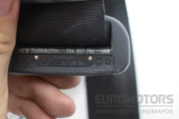 Передній правий ремінь безпеки VW Golf 2.0 TDI (VII) 2012-2020 5G4857706 it-18307 Дизель - 3
